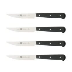 Zwilling 4-Piece Porterhouse Steak Knife Set W/ Beechwood Box 5 Zwilling 4-Piece Porterhouse Steak Knife Set W/ Beechwood Box -Zwiling Grill Shop 39150 004 0 1