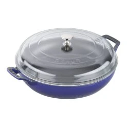 Staub 3.5 Qt. Braiser W/ Glass Lid -Zwiling Grill Shop 40501 987 0 1