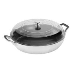 Staub 3.5 Qt. Braiser W/ Glass Lid -Zwiling Grill Shop 405051988