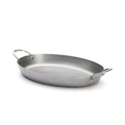 De Buyer MINERAL B Carbon Steel Oval Roasting Pan -Zwiling Grill Shop 5651 36 packshot 2