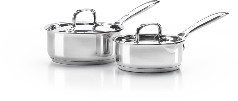 Napoleon Stainless Steel 2-Piece Saucepan Set 70046 1 Napoleon Stainless Steel 2-Piece Saucepan Set 70046