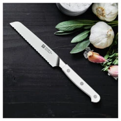 Zwilling Pro Le Blanc 5" Serrated Utility Knife -Zwiling Grill Shop 750047239
