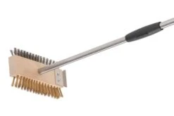 GI Metal Double Brush For Grill & BBQ