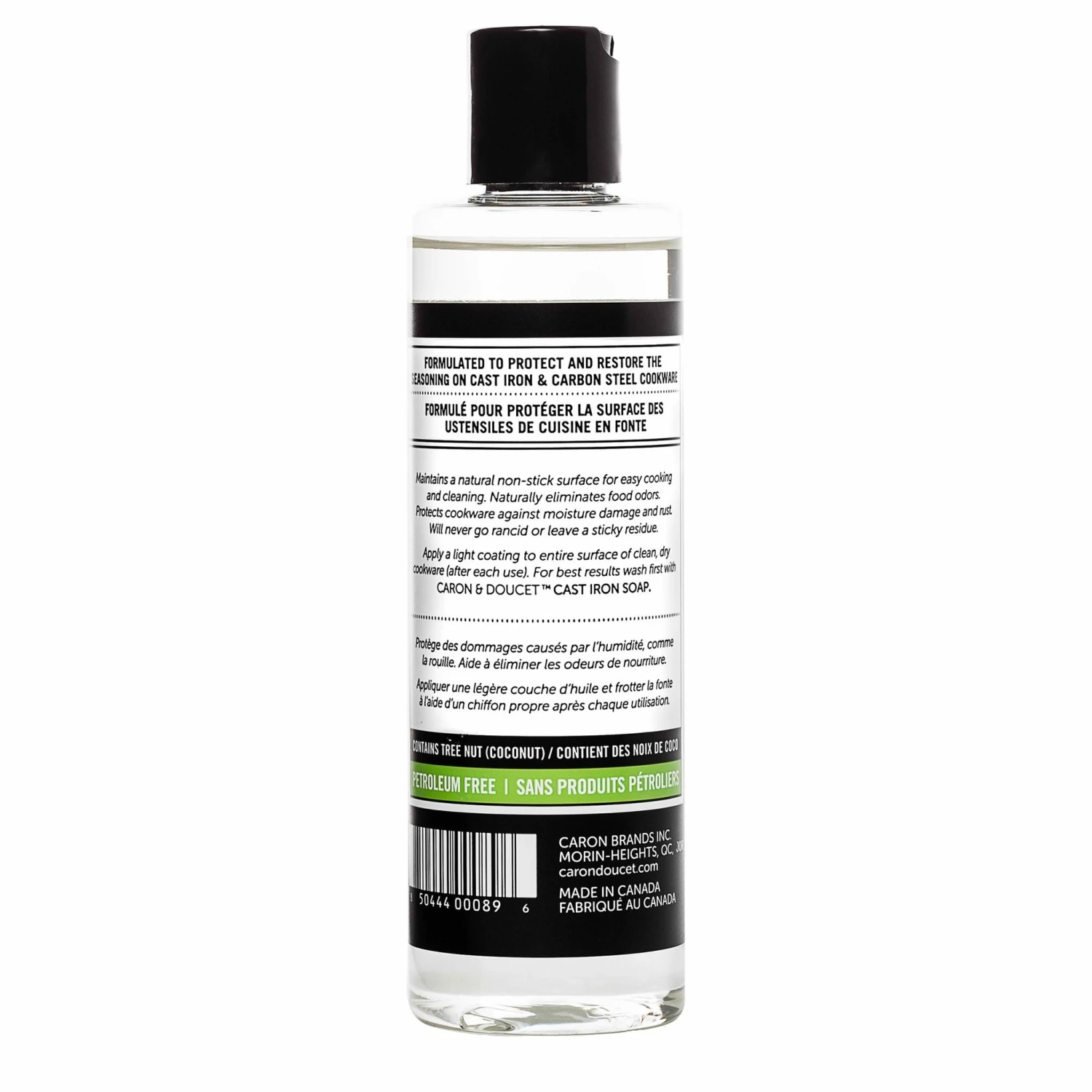 Caron & Doucet Cast Iron Seasoning Oil 2 Caron & Doucet Cast Iron Seasoning Oil - Image 2