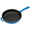 Lodge Enamel 11 Inch Blue Skillet, Interior Matte Black Enamel