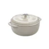 Lodge 6 Quart Enameled White Dutch Oven, Oyster