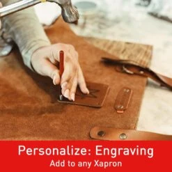 Xapron Kansas Leather Apron -Zwiling Grill Shop Engraving