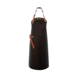 Xapron Kansas Leather Apron -Zwiling Grill Shop Kansas Black Full Apron