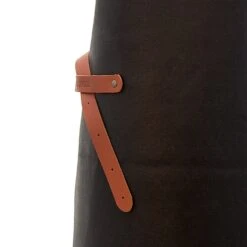 Xapron Kansas Leather Apron -Zwiling Grill Shop Kansas Black Zoom