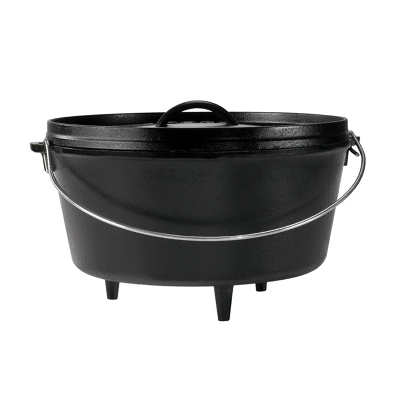 Lodge 10 Inch / 5 Quart Cast Iron Deep Camp Dutch Oven 1 Lodge 10 Inch / 5 Quart Cast Iron Deep Camp Dutch Oven