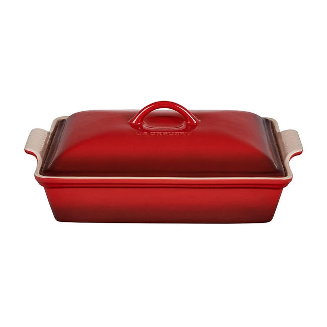 Le Creuset Heritage Covered Rectangular Casserole Dish 4 Qt. 1 Le Creuset Heritage Covered Rectangular Casserole Dish 4 Qt.