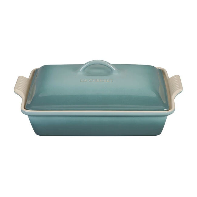 Le Creuset Heritage Covered Rectangular Casserole Dish 4 Qt. 3 Le Creuset Heritage Covered Rectangular Casserole Dish 4 Qt. - Image 3