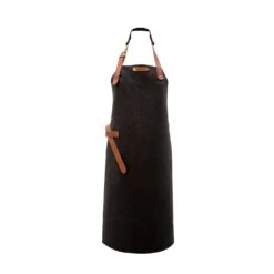 Xapron Utah Leather Apron -Zwiling Grill Shop Utah Black Full Apron