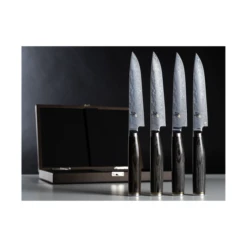 Shun Premier Grey 4-Piece Steak Knife Set -Zwiling Grill Shop tdms0400g 3